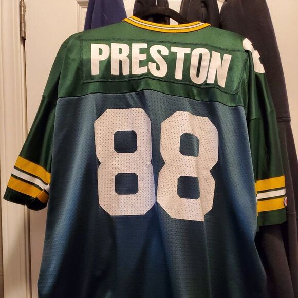 🏈VINTAGE 90s CHAMPION Green Bay Packers #88 PRESTON Jersey NFL Football XXL - Picture 3 of 7
